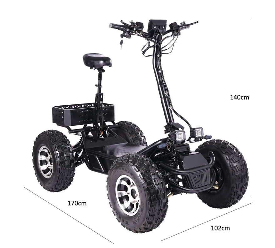 Adult 4 Wheel Road Electric AT - 60V 50Ah Electric Scooter Battery ulasan dan harga